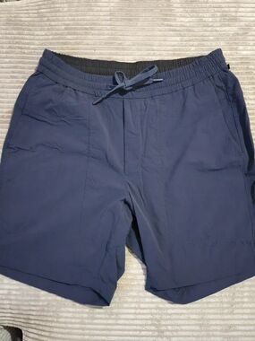 lululemon athletica Men's Navy Blue Athletic Shorts